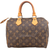 Louis Vuitton Monogram Canvas Speedy 25 Handbag
