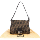 Fendi FF Monogram Mamma Baguette Shoulder Bag