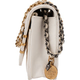 Chanel Quilted Lambskin Paris-Cosmopolite Charms Two-Tone Wallet On Chain Crossbody Bag