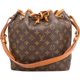 Louis Vuitton Monogram Canvas Sac Noé Petit Shoulder Bag