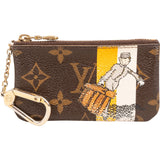 Louis Vuitton Monogram Canvas Illustré Evasion Groom Cles Key Pouch