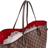 Louis Vuitton Monogram Damier Ebene Canvas Neverfull GM Shoulder Bag