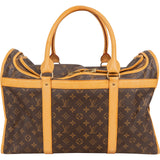 Louis Vuitton Monogram Canvas Sac Chien 50 Pet Carrier Handbag