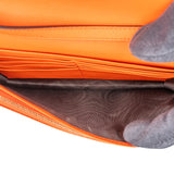 Gucci Microguccissima Orange Wallet on a Chain Crossbody Bag