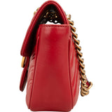 Gucci Matelassé Leather GG Marmont Small Crossbody Bag