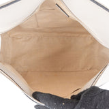 Loewe White Leather Puzzle Large Shoulder Bag