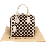 Louis Vuitton Monogram Damier Velours Speedy Cube PM Handbag