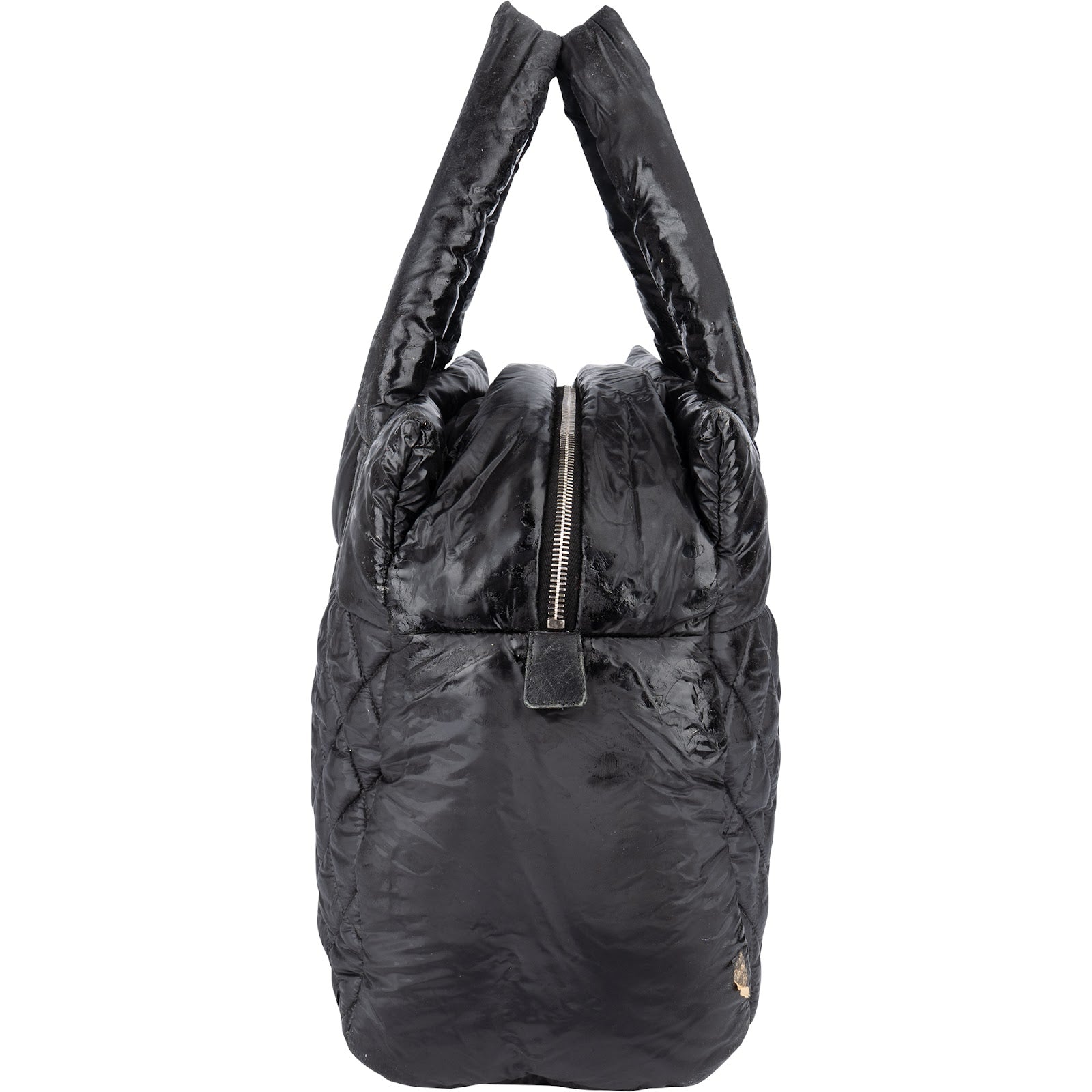 Chanel Quilted Nylon Coco Cocoon Tote Handbag - vintageandkickz