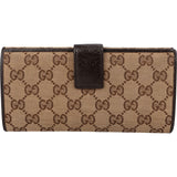 Gucci Monogram GG Canvas Continental Wallet