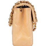 Chanel Quilted Lambskin 24K Gold Mini Single Flap Crossbody Bag