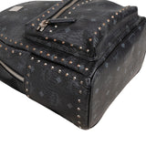 MCM Monogram Visetos Canvas Stark Small Studded Backpack