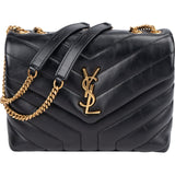 Saint Laurent Quilted Calfskin Small Loulou Crossbody Bag
