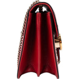 Gucci Grained Leather Interlocking GG Small Crossbody Bag