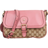 Gucci Monogram GG Sukey Messenger Crossbody Bag