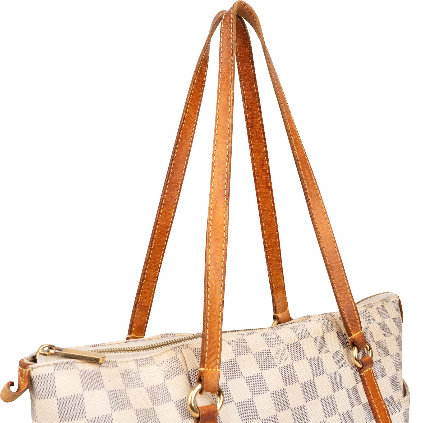 [🔄️B07 / F39] Louis Vuitton Monogram Damier Azur Totally MM Shoulder Bag - vintageandkickz
