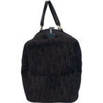 Christian Dior Monogram Suede Trotter Boston 50 Weekender Bag - vintageandkickz