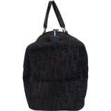 Christian Dior Monogram Suede Trotter Boston 50 Weekender Bag - vintageandkickz
