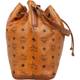 MCM Monogram Visetos Drawstring Shoulder Bag