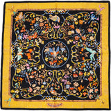 Hermès Pierres d'Orient et d' Occident Silk 90 Scarf Tuch