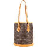Louis Vuitton Monogram Canvas Bucket PM Shoulder Bag