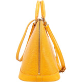 Louis Vuitton Yellow Epi Leather Alma PM Handbag