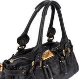 Chloé Pebbled Leather Paddington Satchel Shoulder Bag