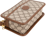 Gucci Monogram Neo Vintage GG Supreme Small Messenger Crossbody Bag
