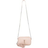 Saint Laurent Quilted Grained Leather Lou Camera Crossbody Bag
