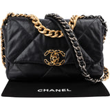 Chanel 19 Quilted Lambskin Medium Single Flap Crossbody Bag