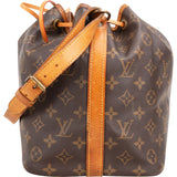 Louis Vuitton Monogram Canvas Sac Noé Petit Shoulder Bag