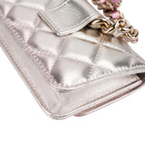 Chanel Quilted Metallic Lambskin Waist Crossbody Bag
