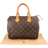 Louis Vuitton Monogram Canvas Speedy 25 Handbag
