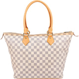 Louis Vuitton Monogram Damier Azur Canvas Saleya MM Shoulder Bag