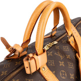 Louis Vuitton Monogram Canvas Keepall 60 Bandoulière Travel Bag