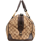 Gucci Monogram GG Canvas Interlocking G Soft Boston 35 Handbag