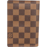 Louis Vuitton Monogram Damier Ebene Passport Cover Card Holder