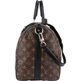Louis Vuitton Monogram Macassar Keepall 45 Bandoulière Travel Bag