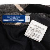 Burberry Blue Label Checked Wool Belt Longsleeve Button Up Dress (38)