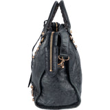 Balenciaga Blue Leather Classic City Handbag