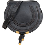 Chloé Grained Calfskin Small Marcie Saddle Crossbody Bag