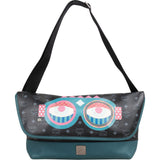 MCM Monogram Visetos Craig & Karl Eyes on the Horizon Messenger Crossbody Bag