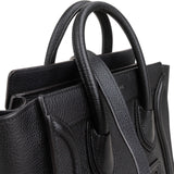 Céline Grained Calfskin Luggage Crossbody Handbag