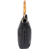 Gucci Classic Leather Bamboo Hobo Shoulder Bag