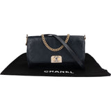 Chanel Stitching Leather CC Boy Single Flap Crossbody Bag