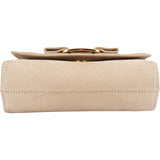 Salvatore Ferragamo Suede Vara Bow Mini Chain Crossbody Bag