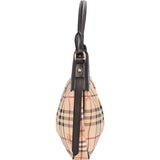 Burberry Haymarket Check Hobo Shoulder Bag