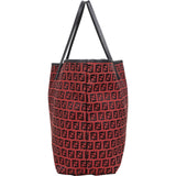 Fendi FF Monogram Zucca Roll Tote Shoulder Bag
