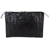 Balenciaga Balck Leather Classic Envelope Clutch