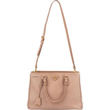 Prada Beige Saffiano Leather Galleria Handbag