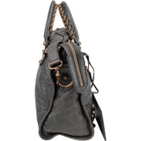 Balenciaga Grey Leather Classic City Bag Handbag